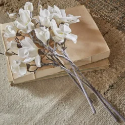 LOBERON Fleurs Séchées Et Artificielles|Décoration*Lot de 4 fleurs décoratives Santavella