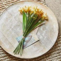 LOBERON Fleurs Séchées Et Artificielles|Décoration*Lot de 12 fleurs décoratives Ilvera