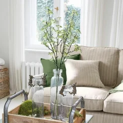 LOBERON Fleurs Séchées Et Artificielles|Décoration*Lot de 2 fleurs décoratives Mormant