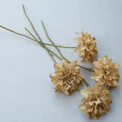 LOBERON Fleurs Séchées Et Artificielles|Décoration*Lot de 4 fleurs décoratives Cappellina