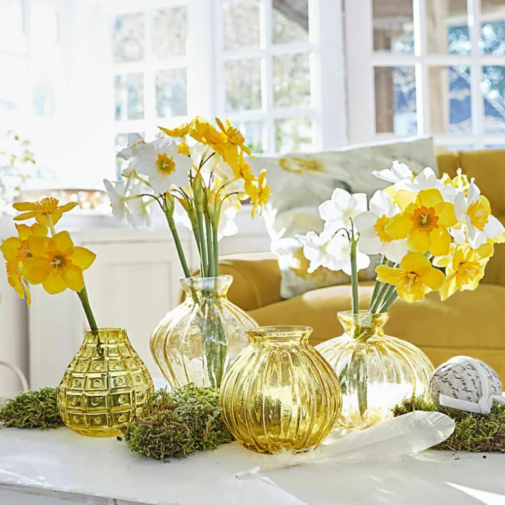 LOBERON Fleurs Séchées Et Artificielles|Décoration*Lot de 12 fleurs décoratives Misapina