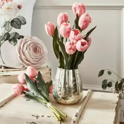 LOBERON Fleurs Séchées Et Artificielles*Lot de 14 fleurs décoratives Bertien