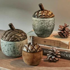 LOBERON Objets Décoratifs|Décoration*Lot de 3 glands Vibius