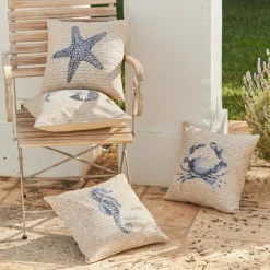 LOBERON Coussins Et Housses*Lot de 4 housses de coussins Sealand
