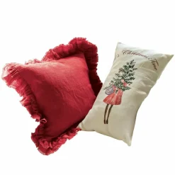 LOBERON Coussins Et Housses*Lot de 2 housses de coussins Christmas Time