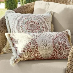LOBERON Textiles D’Extérieur*Lot de 2 housses de coussins Margret