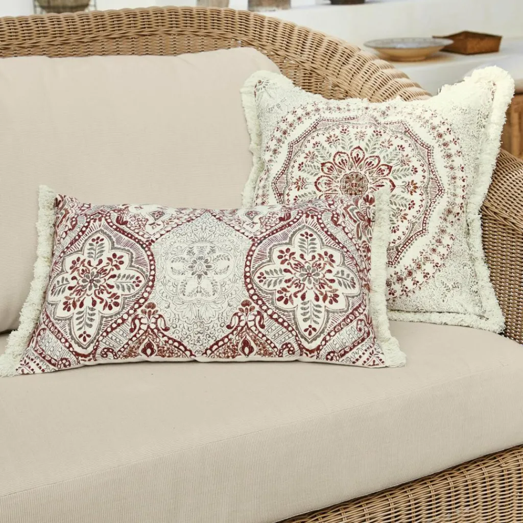 LOBERON Textiles D’Extérieur*Lot de 2 housses de coussins Margret