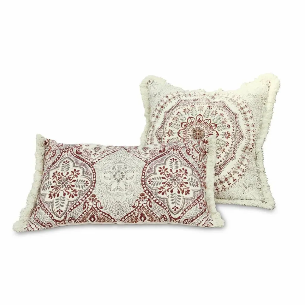 LOBERON Textiles D’Extérieur*Lot de 2 housses de coussins Margret