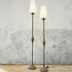LOBERON Lampes Sur Pied|Lampes Sur Pied*Lot de 2 lampadaires Abigail