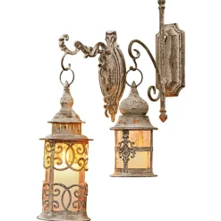 LOBERON Lanternes*Lot de 2 lanternes Adéláde