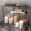 LOBERON Lanternes|Porte-Bougies*Lot de 2 lanternes Estrelle
