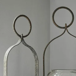 LOBERON Lanternes|Porte-Bougies*Lot de 2 lanternes Farazad