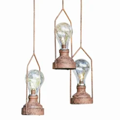 LOBERON Lanternes Led|Lanternes À Led*Lot de 3 lanternes LED à suspendre Chambéry