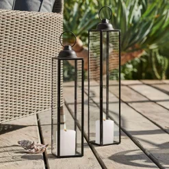 LOBERON Lanternes*Lot de 2 lanternes Radu