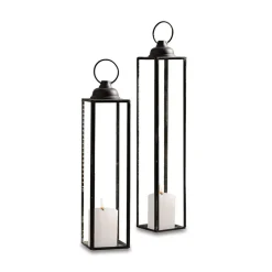 LOBERON Lanternes*Lot de 2 lanternes Radu