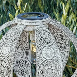 LOBERON Lanternes Led|Accessoires Lumineux*Lot de 2 lanternes solaires Carouge