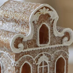 LOBERON Objets Décoratifs De Noël*Lot de 3 maisons décoratives Gabin