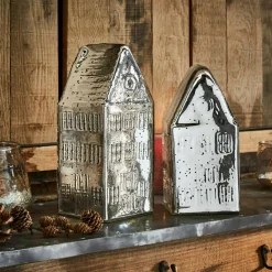 LOBERON Objets Décoratifs|Décoration*Lot de 2 maisons décoratives Langridge