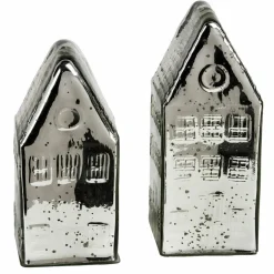LOBERON Objets Décoratifs|Décoration*Lot de 2 maisons décoratives Langridge