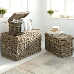 LOBERON Coffres|Commodes*Lot de 3 malles Beckley
