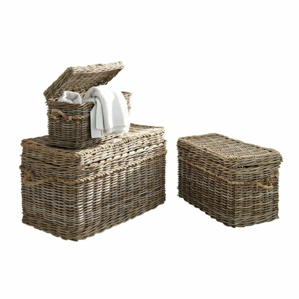 LOBERON Coffres|Commodes*Lot de 3 malles Beckley