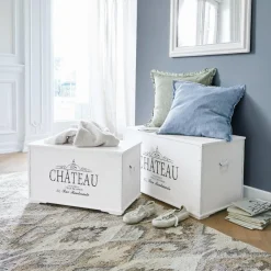 LOBERON Coffres|Coffres*Lot de 2 malles Château