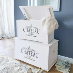 LOBERON Coffres|Coffres*Lot de 2 malles Château