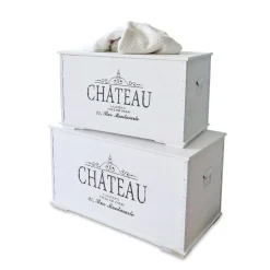 LOBERON Coffres|Coffres*Lot de 2 malles Château