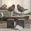 LOBERON Personnages|Décoration*Lot de 2 oiseaux décoratifs Juxivel