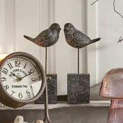 LOBERON Personnages|Décoration*Lot de 2 oiseaux décoratifs Juxivel