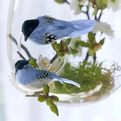 LOBERON Personnages|Décoration*Lot de 2 oiseaux décoratifs Penelopé