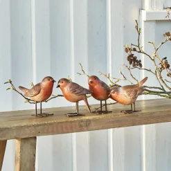 LOBERON Personnages|Décoration*Lot de 4 oiseaux Siblings