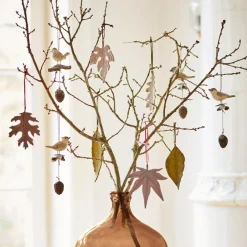 LOBERON Objets Décoratifs|Décoration*Lot de 4 oiseaux Vianne