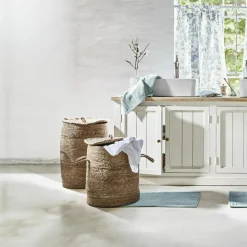 LOBERON Caisses Et Paniers|Rangements*Lot de 2 paniers à linge Kory