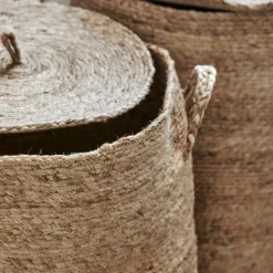 LOBERON Caisses Et Paniers|Rangements*Lot de 2 paniers à linge Kory