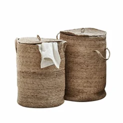 LOBERON Caisses Et Paniers|Rangements*Lot de 2 paniers à linge Kory
