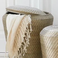 LOBERON Caisses Et Paniers|Rangements*Lot de 2 paniers à linge Nora