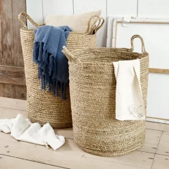 LOBERON Caisses Et Paniers|Rangements*Lot de 2 paniers à linge Oakdale