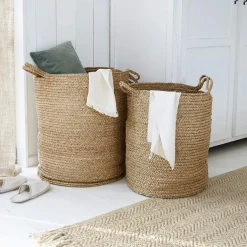 LOBERON Caisses Et Paniers|Rangements*Lot de 2 paniers à linge Oakdale