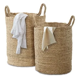 LOBERON Caisses Et Paniers|Rangements*Lot de 2 paniers à linge Oakdale