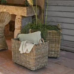 LOBERON Cache-Pots Et Amphores*Lot de 2 paniers à plantes Gialousa