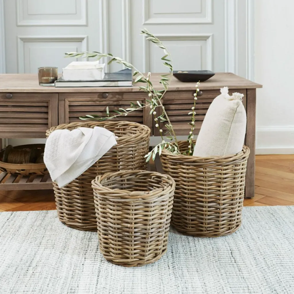 LOBERON Caisses Et Paniers|Rangements*Lot de 3 paniers Avar