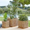 LOBERON Outils De Jardin*Lot de 3 paniers Chalet