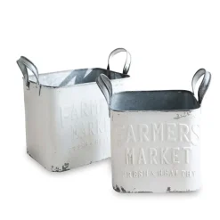 LOBERON Caisses Et Paniers|Rangements*Lot de 2 paniers Market