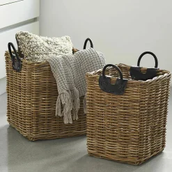 LOBERON Caisses Et Paniers|Rangements*Lot de 2 paniers Serendel