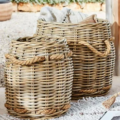 LOBERON Caisses Et Paniers|Rangements*Lot de 2 paniers Tauri