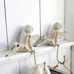 LOBERON Patères Et Étagères Murales|Patères Et Étagères Murales*Lot de 2 patères Angel