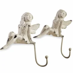 LOBERON Patères Et Étagères Murales|Patères Et Étagères Murales*Lot de 2 patères Angel