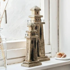 LOBERON Objets Décoratifs|Décoration*Lot de 2 phares décoratifs Bourgneuf