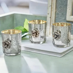 LOBERON Photophores|Porte-Bougies*Lot de 3 photophores Alovix